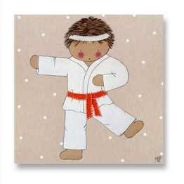 Cuadros infantiles Originales Personalizados Karate