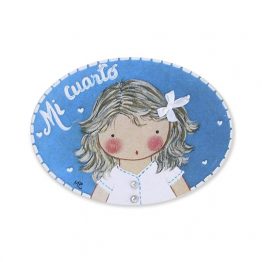 placas para puertas intantiles personalizadas con nombre bebe decorativa artesanal niña niño regalos originales blaucasa