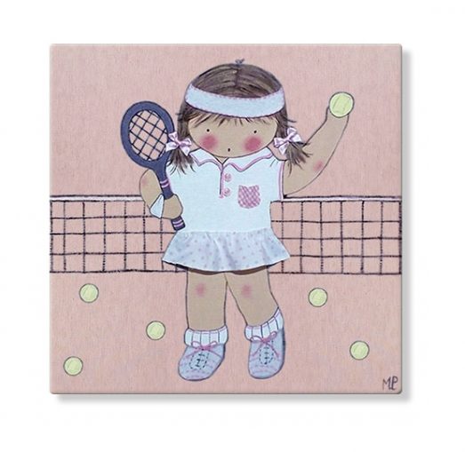 cuadros infantiles personalizados con nombre artesanales lienzos decoracion regalos bebes niños niñas blaucasa tenis